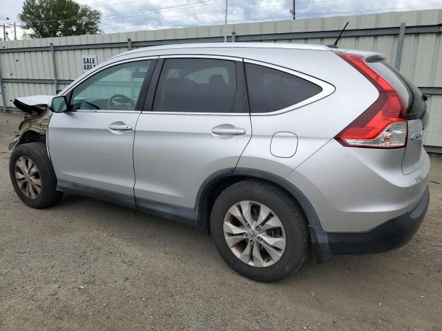 2HKRM3H78EH544562 - 2014 HONDA CR-V EXL SILVER photo 2