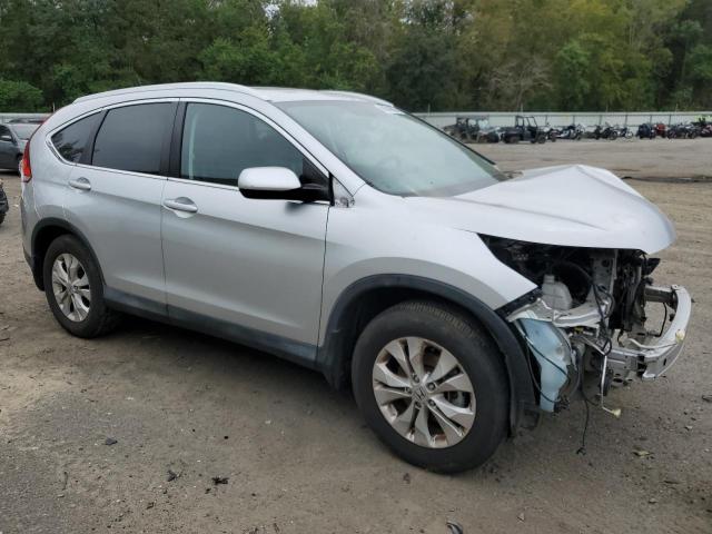 2HKRM3H78EH544562 - 2014 HONDA CR-V EXL SILVER photo 4