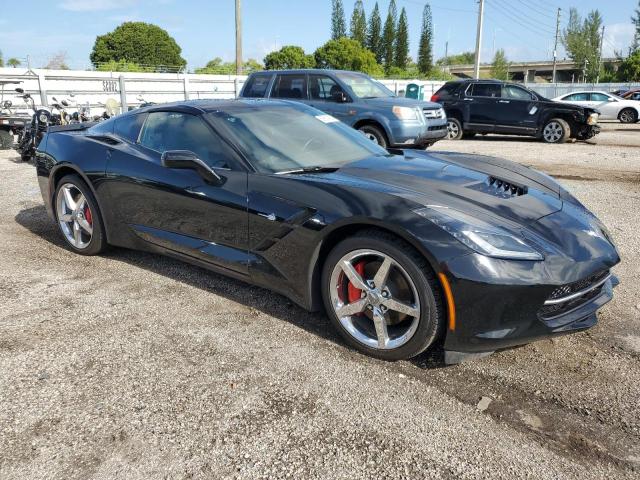 1G1YF2D79E5109175 - 2014 CHEVROLET CORVETTE STINGRAY 3LT BLACK photo 4