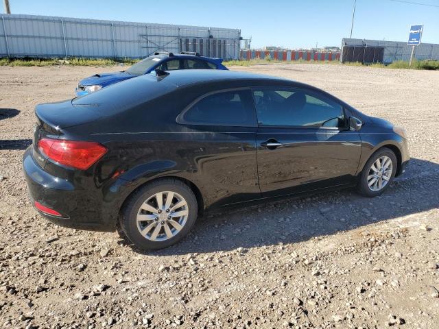 KNAFX6A8XF5371558 - 2015 KIA FORTE EX BLACK photo 3