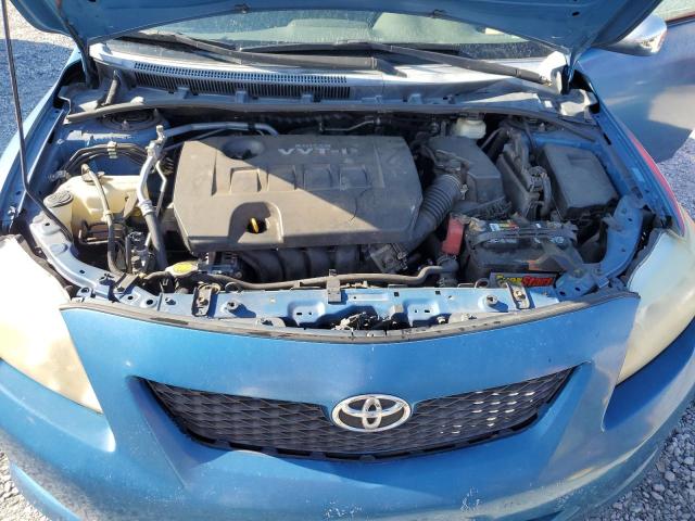 1NXBU4EE0AZ202609 - 2010 TOYOTA COROLLA BASE Կապույտ լուսանկար 11