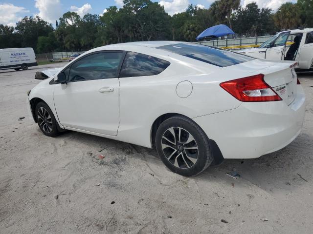 2HGFG3B87DH515977 - 2013 HONDA CIVIC EX WHITE photo 2