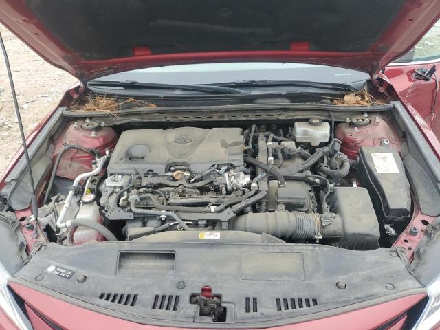 4T1H31AK2MU020129 - 2021 TOYOTA CAMRY LE RED photo 11