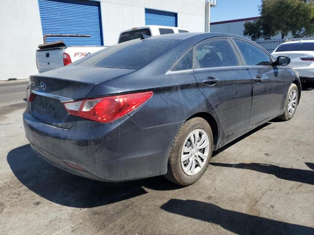 5NPEB4AC4CH331011 - 2012 HYUNDAI SONATA GLS BLACK photo 3