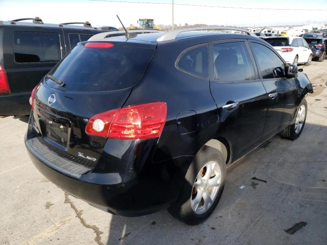 JN8AS5MV9AW606787 - 2010 NISSAN ROGUE S BLACK photo 4