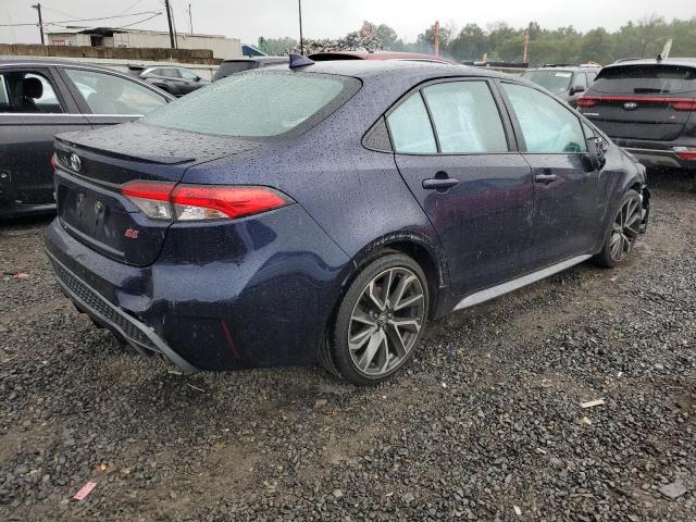 5YFS4MCE1NP106157 - 2022 TOYOTA COROLLA SE ლურჯი ფოტო 3