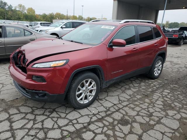 1C4PJMCS8FW684740 - 2015 JEEP CHEROKEE LATITUDE RED photo 1