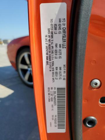 2B3LJ74W89H569576 - 2009 DODGE CHALLENGER SRT-8 橙色 照片 12