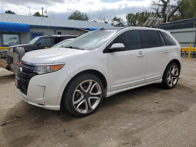 2FMDK3AK7DBA21554 - 2013 FORD EDGE SPORT WHITE photo 1