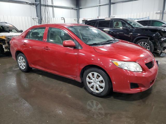 1NXBU4EE4AZ166004 - 2010 TOYOTA COROLA BASE RED photo 4