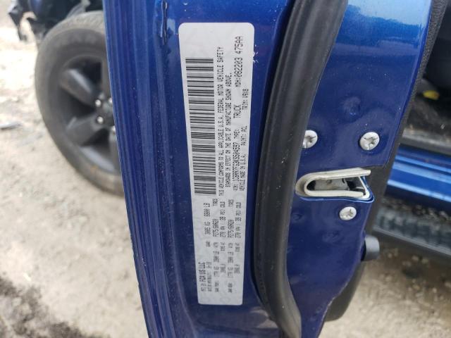 1C6RR7FG3KS504597 - 2019 RAM 1500 CLASS TRADESMAN 蓝色 照片 12