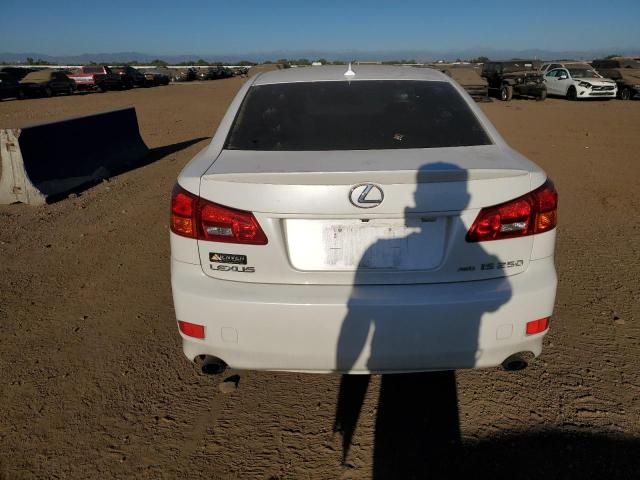 JTHCK262882024959 - 2008 LEXUS IS 250 WHITE photo 6