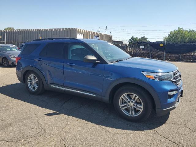1FMSK8DH0MGA99042 - 2021 FORD EXPLORER XLT ლურჯი ფოტო 4