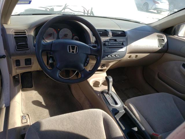 1HGEM22501L083624 - 2001 HONDA CIVIC LX WHITE photo 8