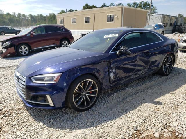 WAUR4AF51JA011442 - 2018 AUDI S5 PRESTIGE BLUE photo 1