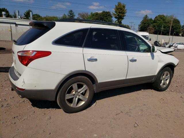 KM8NUDCC2AU128253 - 2010 HYUNDAI VERACRUZ GLS WHITE photo 3