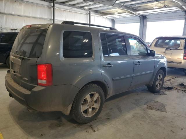 5FNYF48619B035694 - 2009 HONDA PILOT EXL GRAY photo 3