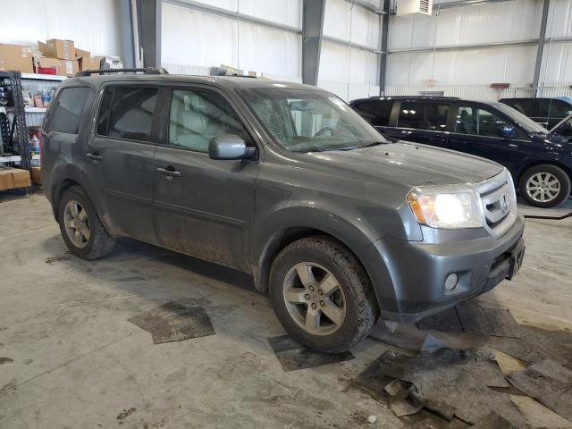 5FNYF48619B035694 - 2009 HONDA PILOT EXL GRAY photo 4