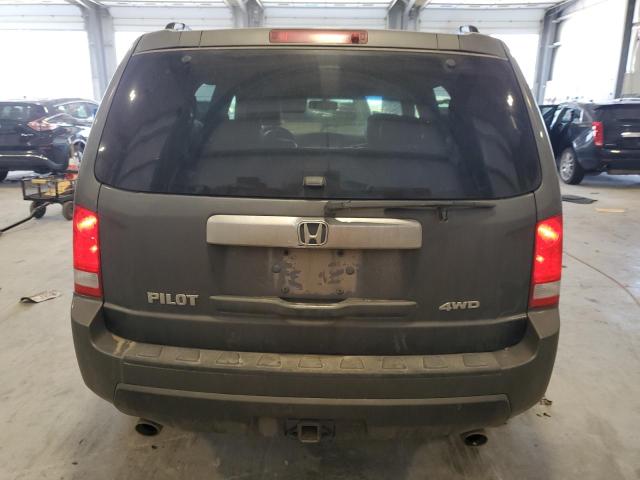 5FNYF48619B035694 - 2009 HONDA PILOT EXL GRAY photo 6