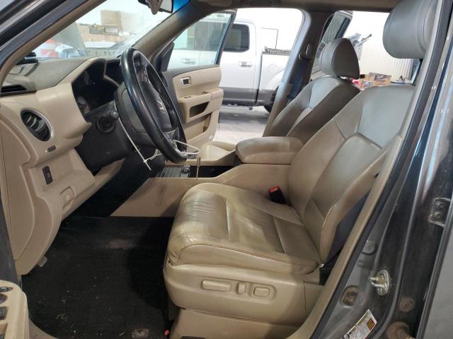 5FNYF48619B035694 - 2009 HONDA PILOT EXL GRAY photo 7