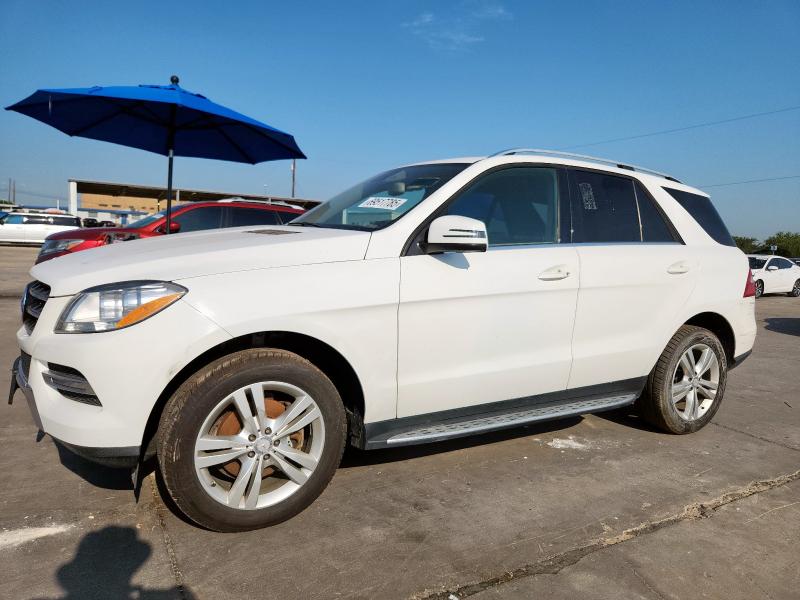 4JGDA5HB7FA515349 - 2015 MERCEDES-BENZ ML 350 4MATIC WHITE photo 1