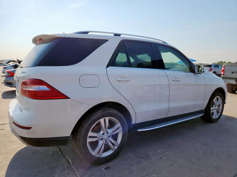 4JGDA5HB7FA515349 - 2015 MERCEDES-BENZ ML 350 4MATIC WHITE photo 3