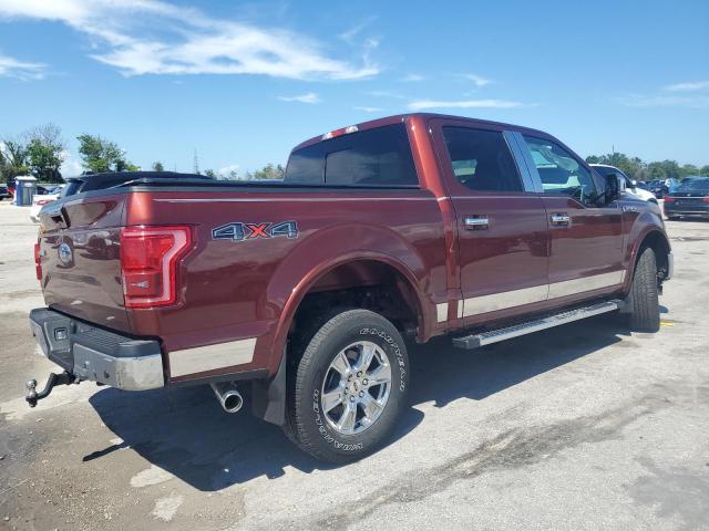 1FTEW1EF3HKD88378 - 2017 FORD F150 SUPERCREW MAROON photo 3