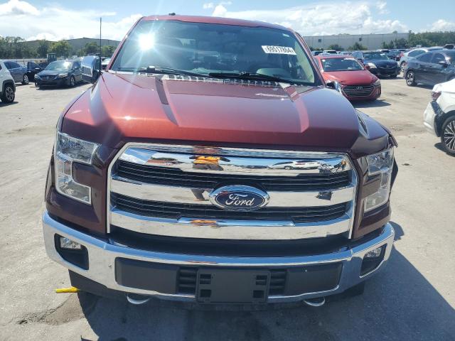 1FTEW1EF3HKD88378 - 2017 FORD F150 SUPERCREW MAROON photo 5