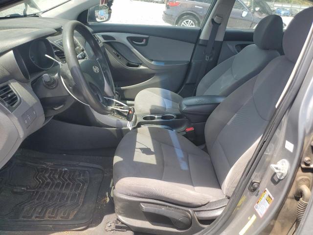 5NPDH4AE5EH476055 - 2014 HYUNDAI ELANTRA SE GRAY photo 7