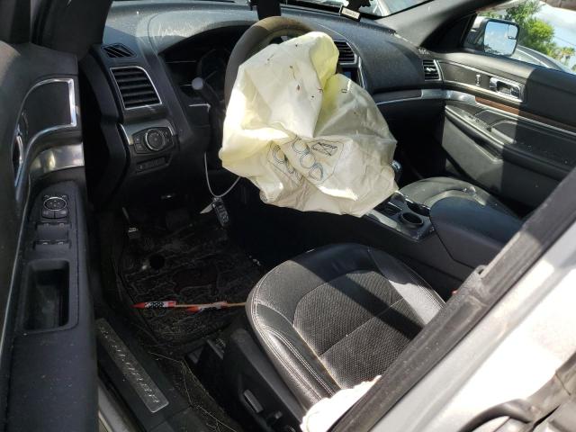 1FM5K7F88JGA57377 - 2018 FORD EXPLORER LIMITED SILVER photo 8