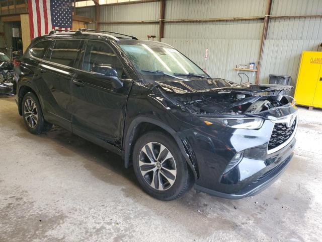 5TDGZRBH8NS178271 - 2022 TOYOTA HIGHLANDER XLE Սև լուսանկար 4