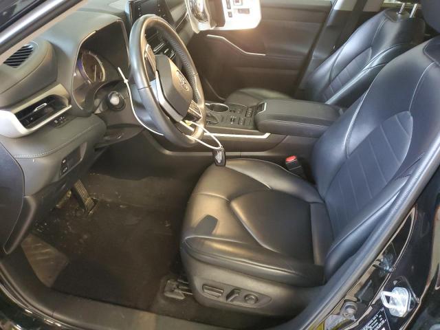 5TDGZRBH8NS178271 - 2022 TOYOTA HIGHLANDER XLE Սև լուսանկար 7
