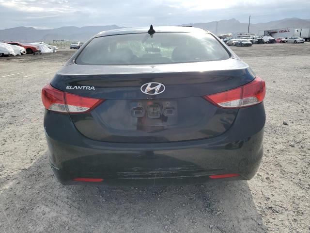 KMHDH4AE5DU954488 - 2013 HYUNDAI ELANTRA GLS BLACK photo 6