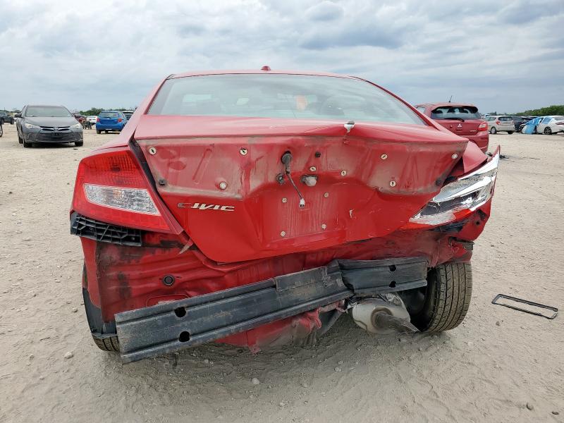2HGFG3B81CH531302 - 2012 HONDA CIVIC EX RED photo 6