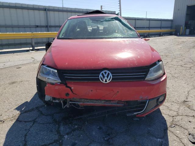 3VWLL7AJ8CM428742 - 2012 VOLKSWAGEN JETTA TDI RED photo 5