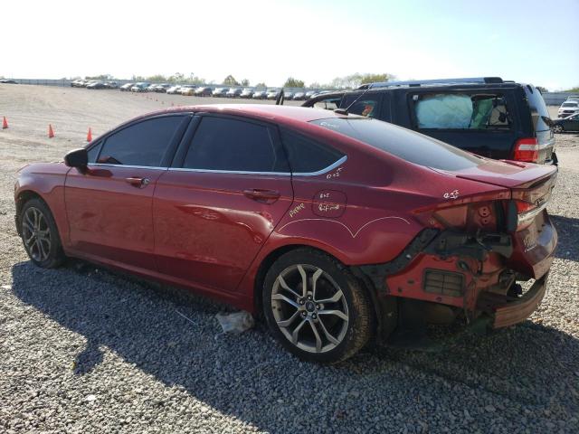 3FA6P0HD3HR174658 - 2017 FORD FUSION SE BURGUNDY photo 2