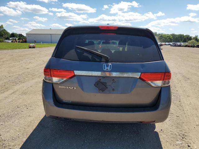5FNRL5H62EB010669 - 2014 HONDA ODYSSEY EXL GRAY photo 6