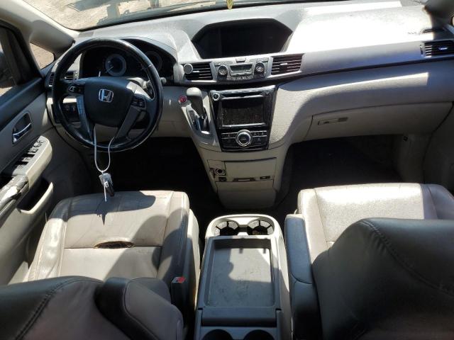 5FNRL5H62EB010669 - 2014 HONDA ODYSSEY EXL GRAY photo 8