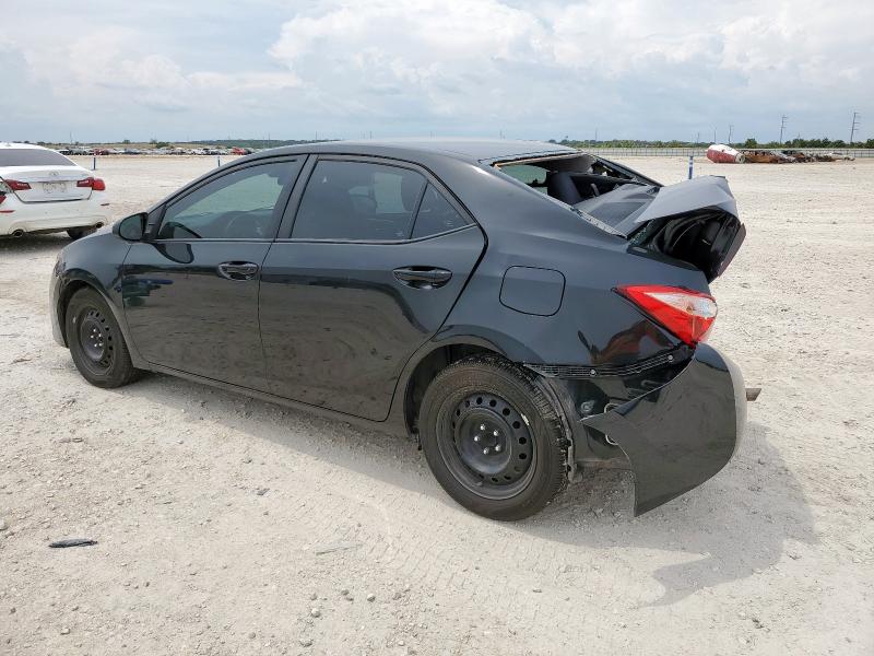 5YFBURHE2KP904913 - 2019 TOYOTA COROLLA L BLACK photo 2