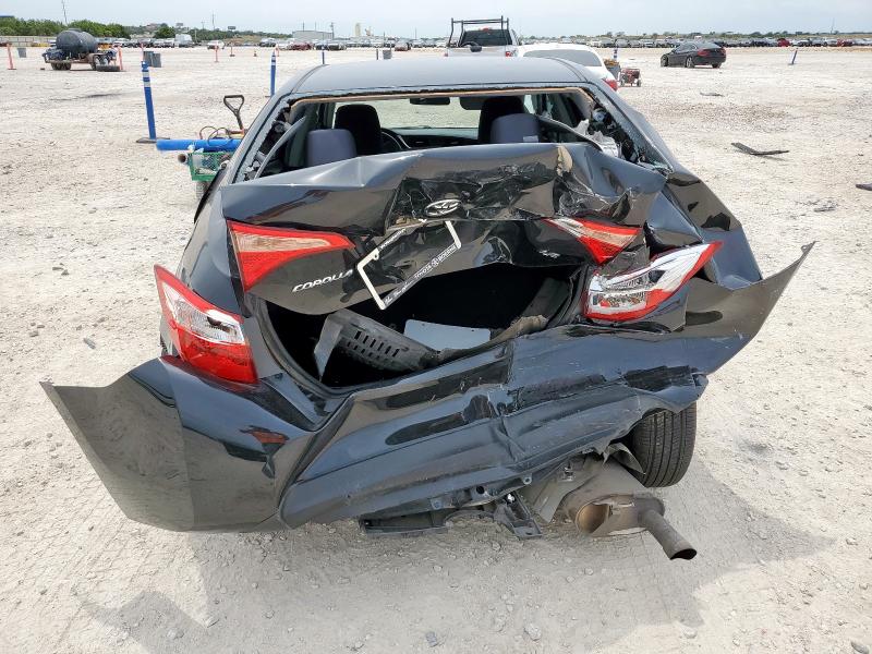 5YFBURHE2KP904913 - 2019 TOYOTA COROLLA L BLACK photo 6