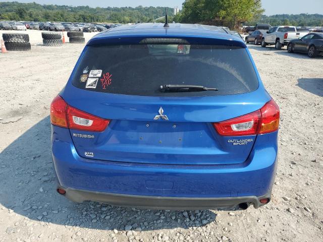JA4AP3AUXGZ027127 - 2016 MITSUBISHI OUTLANDER ES BLUE photo 6