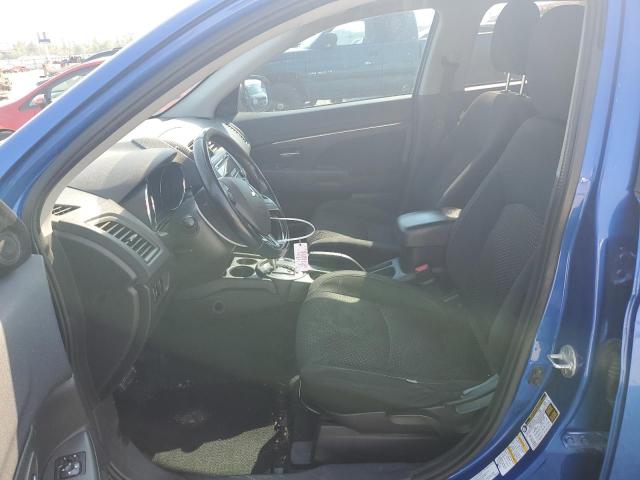 JA4AP3AUXGZ027127 - 2016 MITSUBISHI OUTLANDER ES BLUE photo 7