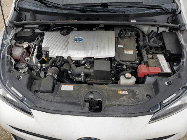 JTDKAMFU7N3159482 - 2022 TOYOTA PRIUS NIGHT SHADE Biały zdjęcie 11