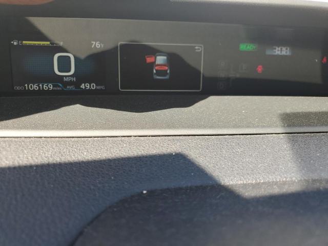 JTDKAMFU7N3159482 - 2022 TOYOTA PRIUS NIGHT SHADE Biały zdjęcie 9