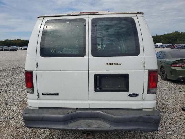 1FTNE24W36HA85203 - 2006 FORD ECONOLINE E250 VAN WHITE photo 6