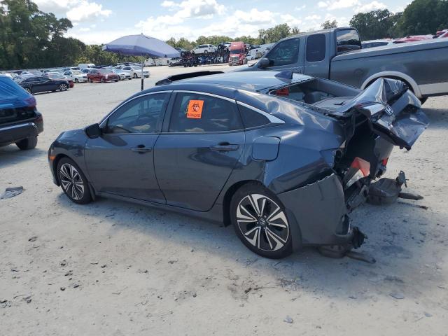 19XFC1F77HE010250 - 2017 HONDA CIVIC EXL BLUE photo 2