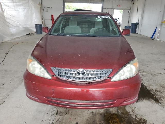 4T1BE32K63U225865 - 2003 TOYOTA CAMRY LE წითელი ფოტო 5