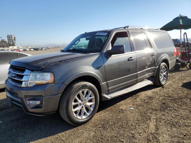 1FMJK1KT2GEF29373 - 2016 FORD EXPEDITION EL LIMITED GRAY photo 1