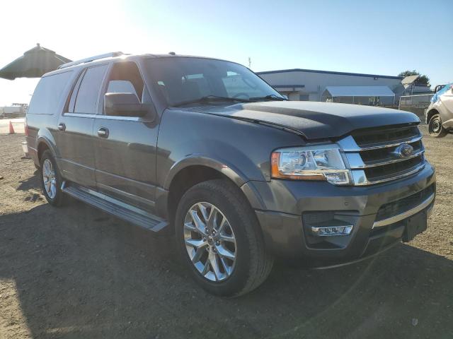 1FMJK1KT2GEF29373 - 2016 FORD EXPEDITION EL LIMITED GRAY photo 4