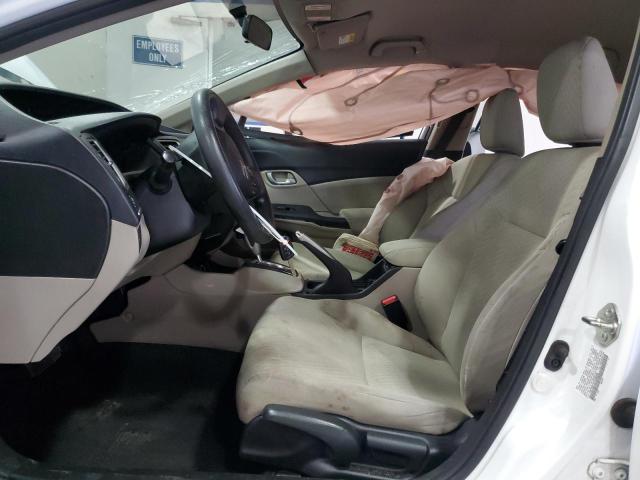 19XFB2F53FE286588 - 2015 HONDA CIVIC LX WHITE photo 7